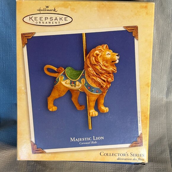 New- Collectible Christmas Ornament- Hallmark Keepsake- 2004 Majestic Lion - Picture 1 of 3